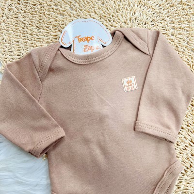 Conj. Body e Calça 100% Algodão Egípcio com Proteção UV50+ - Areia